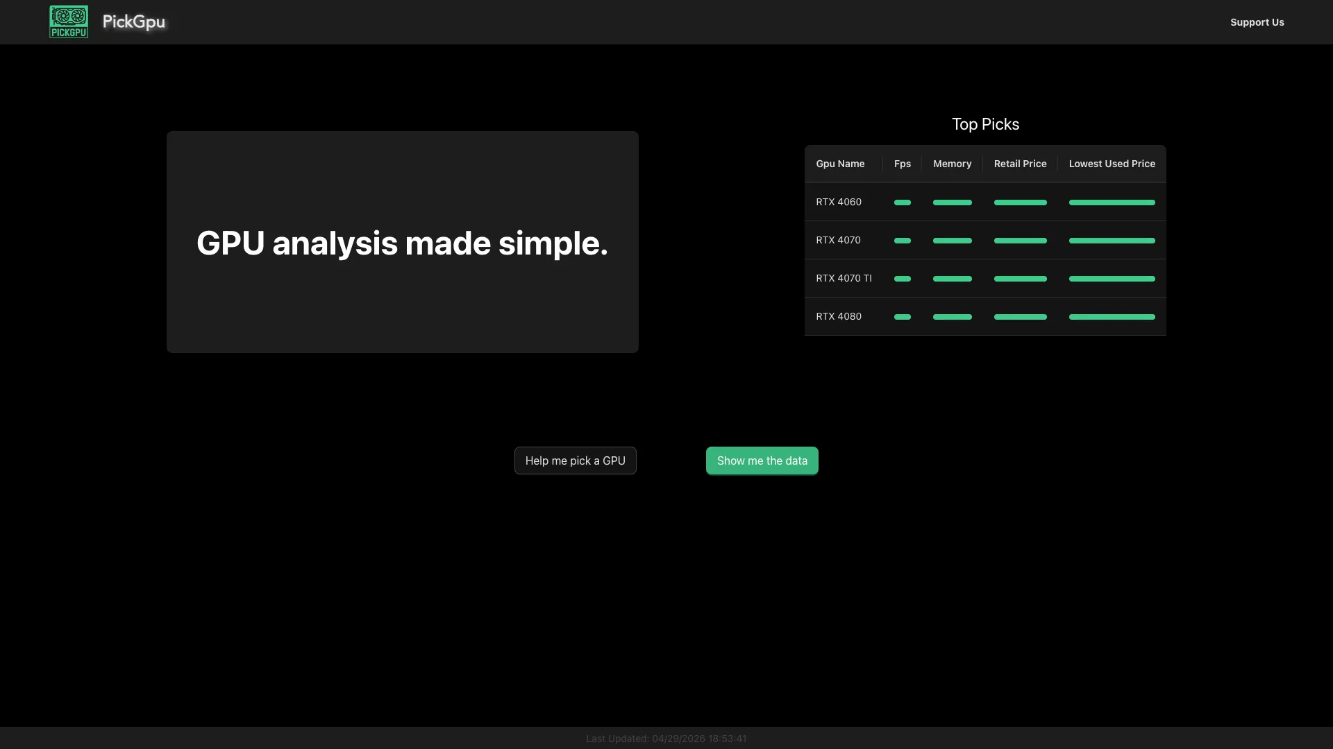 Our first homepage